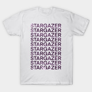 STARGAZER (Purple Text) T-Shirt